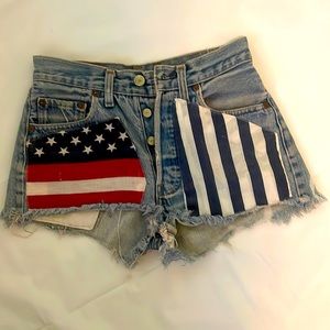 Levi’s cut offs  button fly